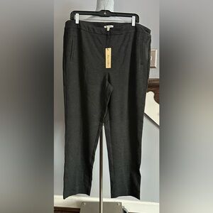 Emma & Olivia New NWT charcoal gray pants size XL